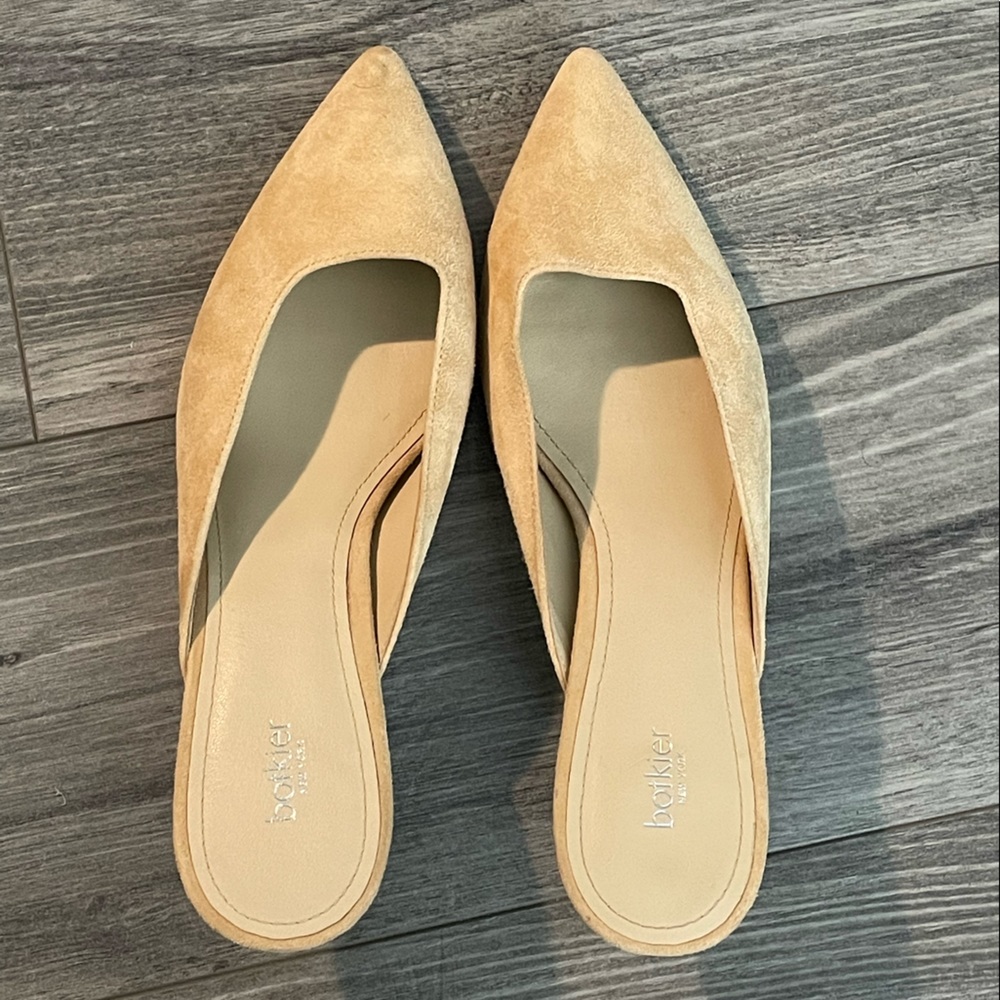 Suede Kitten Mule Heel